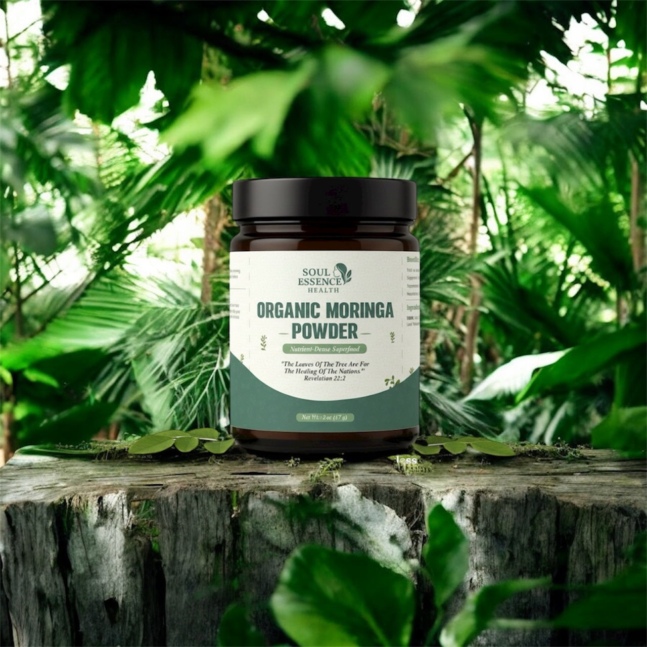 Organic Moringa Powder - Nutrient-Dense Superfood