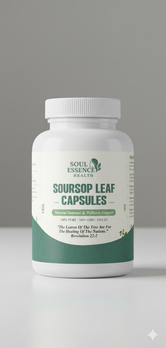 Soursop Leaf Capsules - Natural Immune & Wellness Support