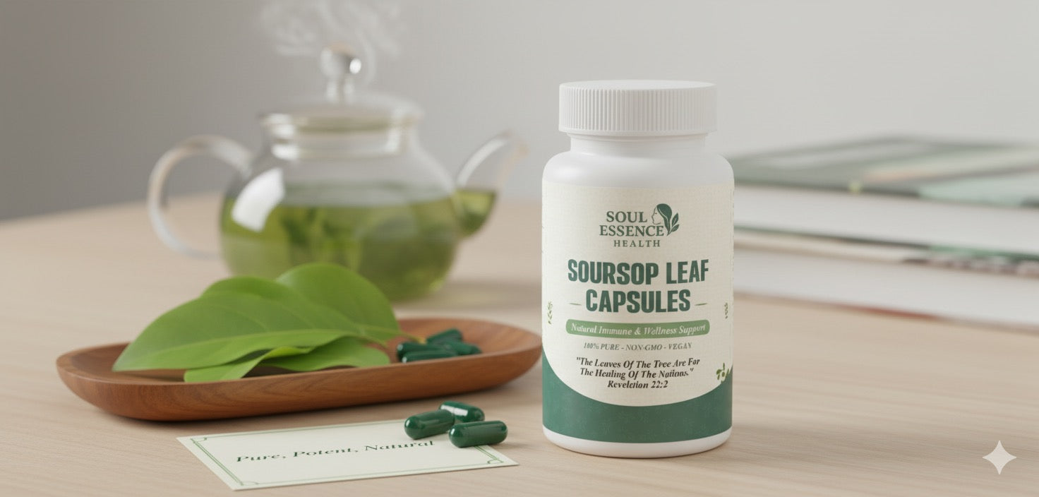 Soursop Leaf Capsules - Natural Immune & Wellness Support