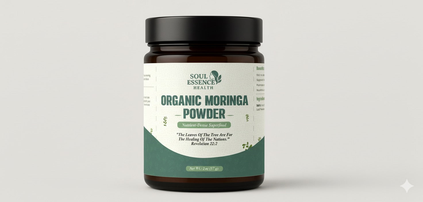 Organic Moringa Powder - Nutrient-Dense Superfood