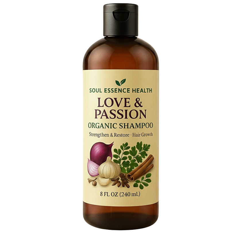 Love & Passion Organic Shampoo - Strengthen & Restore Hair Growth