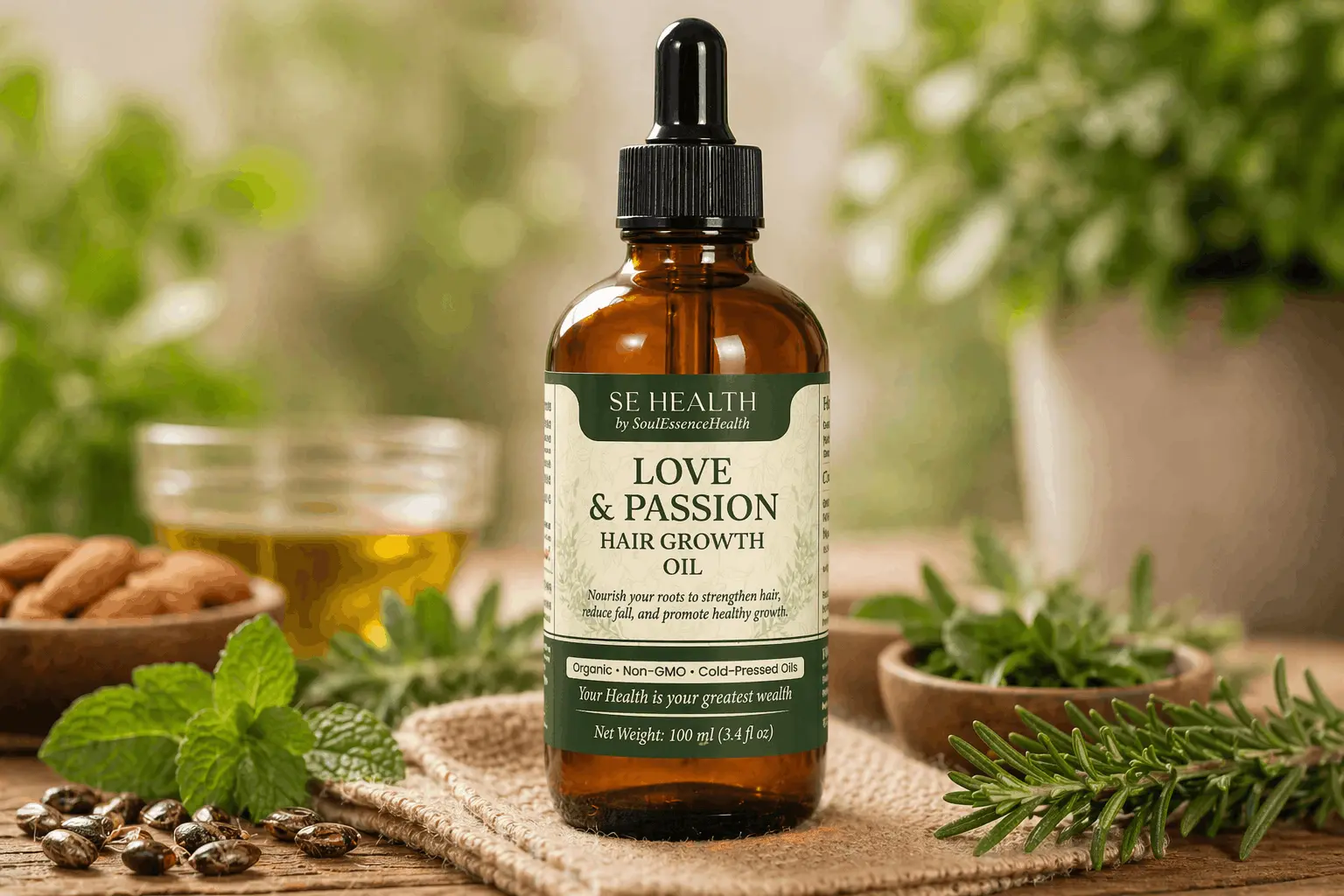 Love & Passion Hair Growth Oil