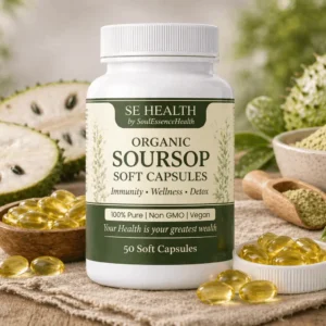 ORGANIC Soursop Leaf Capsules - Natural Immune & Wellness Support