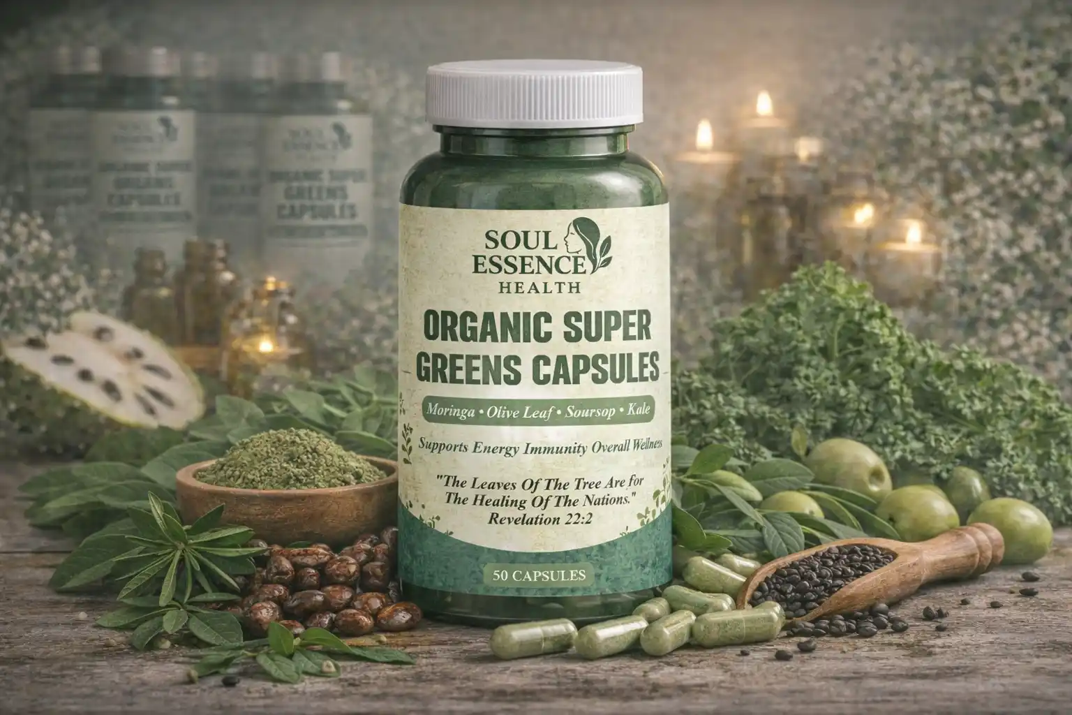 ORGANIC SUPER GREEN CAPSULES
