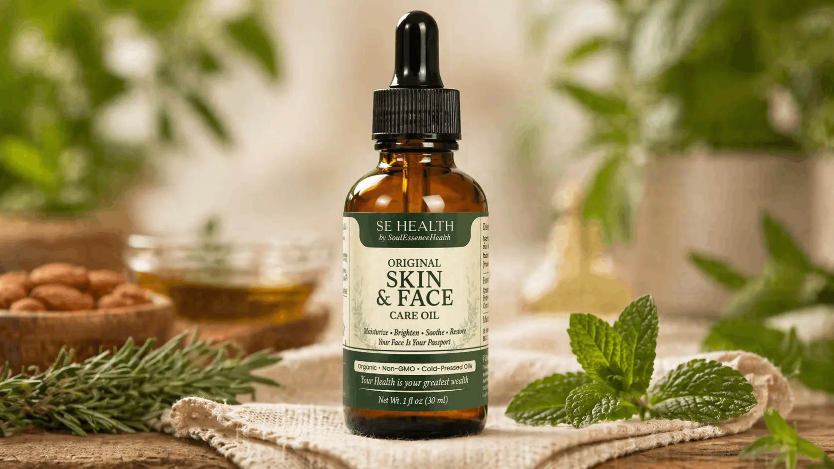 Organic Face & Skin Care Oil