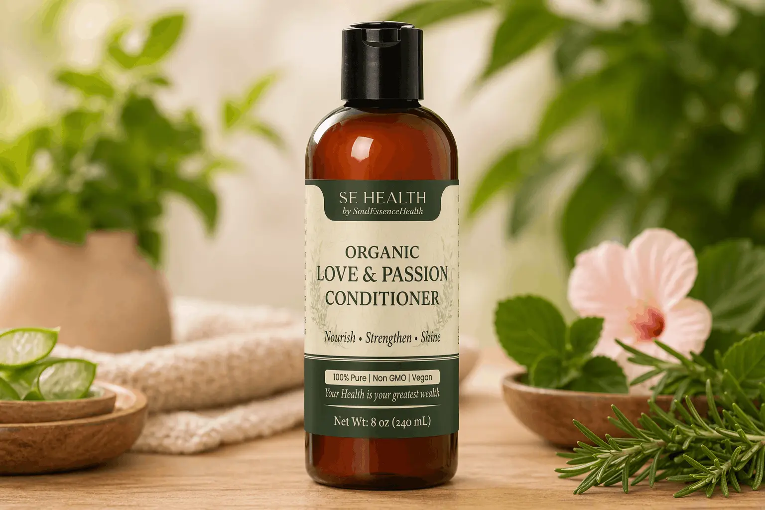 Love & Passion Organic Conditioner: Available by Special Order Only.