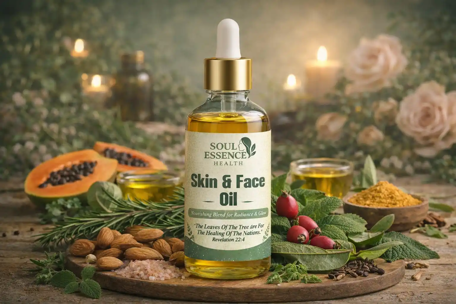 Organic Face & Skin Care Oil