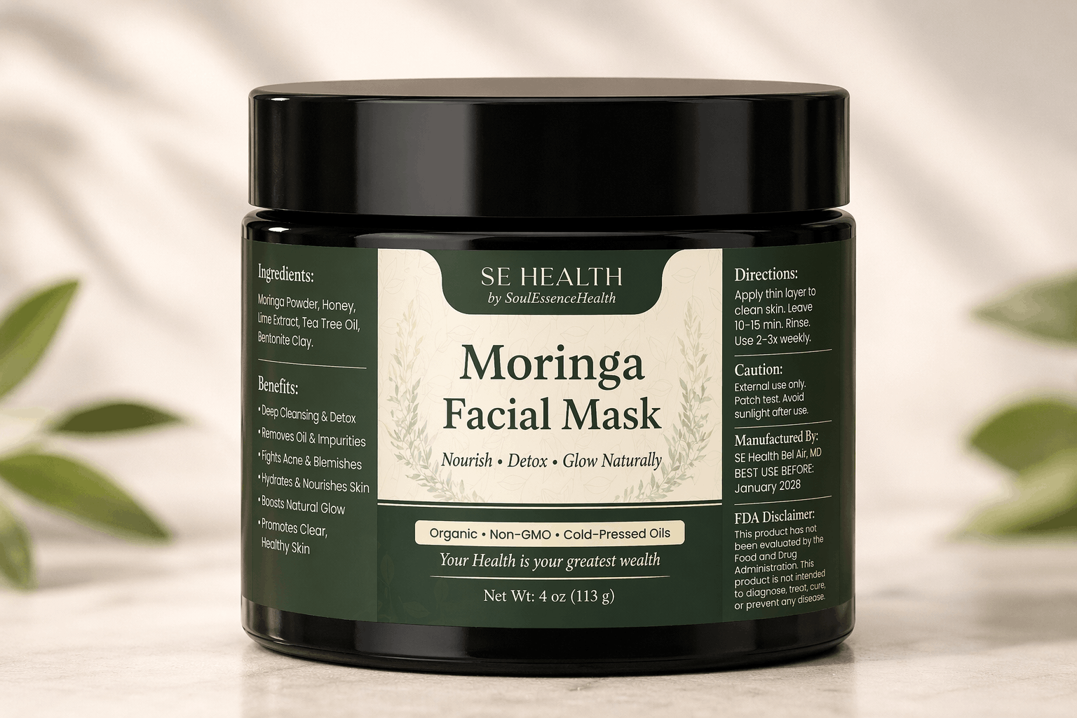 Moringa Facial Mask